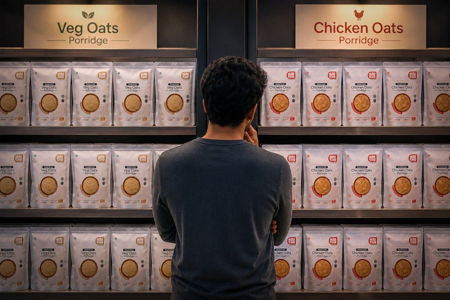 Veg Oats Porridge vs Chicken Oats Porridge: Which One Should You Choose?